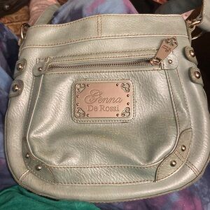 Genna De Rossi Light blue/ silvered crossbody Bag